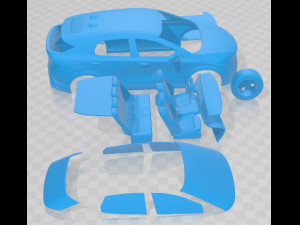 Nissan Ariya 2021 Printable Car Modelo de Impressão 3D