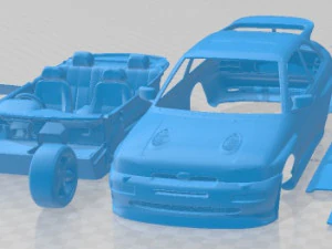 Escort RS Cosworth 1992 Yazdırılabilir Araba 3D Baskı Modeli