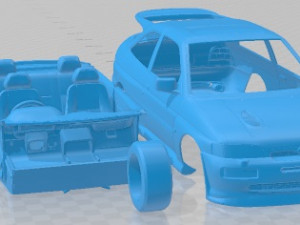 Escort RS Cosworth 1992 Printable Car 3D 프린트 모델