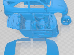 Escort RS Cosworth 1992 Printable Car 3D 프린트 모델