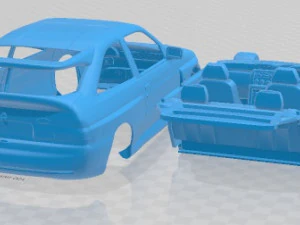 Escort RS Cosworth 1992 Printable Car 3D Print Model