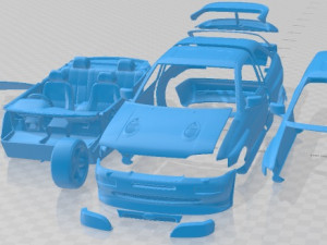 Escort RS Cosworth 1992 Printable Car 3D-Druckmodell