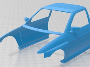 Escort RS Cosworth 1992 Printable Car Model Cetak 3D