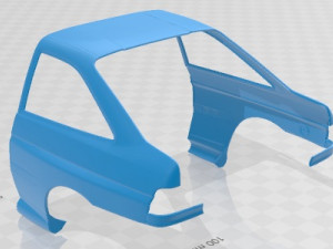 Escort RS Cosworth 1992 Printable Car Model Cetak 3D