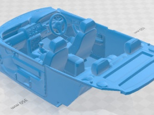 Escort RS Cosworth 1992 Printable Car Model Cetak 3D