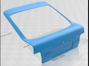 Escort RS Cosworth 1992 Printable Car Model Cetak 3D