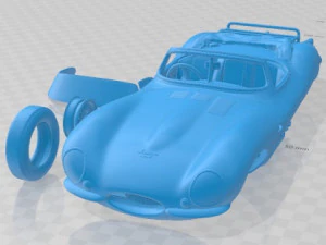 Jaguar XKSS 1957 - V20 Printable Body Car 3D Print Model