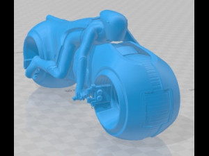 Tron Bike Light Cycle Printable Motorbike Modèles 3D en vedette