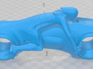 Tron Bike Light Cycle Printable Motorbike Modèles 3D en vedette