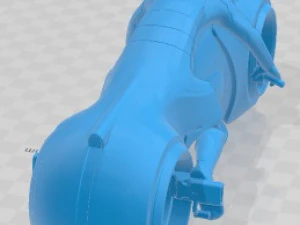 Tron Bike Light Cycle Printable Motorbike 3D Print Model