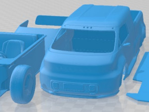 Neuron EV T One 2022 Printable Car 3Dプリントモデル