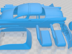 Crown Victoria 1955 Printable Car Modèles 3D en vedette