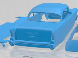 Chevrolet Bel Air Sport Coupe 1957 Printable Car 3D Print Model