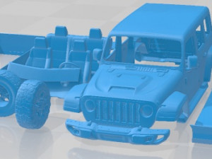 Jeep Wrangler 392 2022 Printable Car 3D Print Model