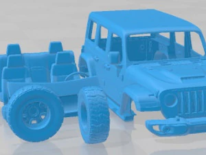 Jeep Wrangler 392 2022 Printable Car 3D Print Model