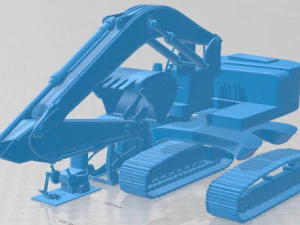 JCB Excavator Printable 3D Print Model