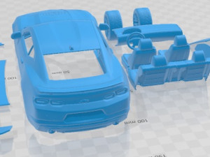 Chevrolet Camaro RS 2019 Printable Car Modelo de Impressão 3D