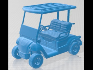 Yamaha Golf Car Printable 3Dプリントモデル