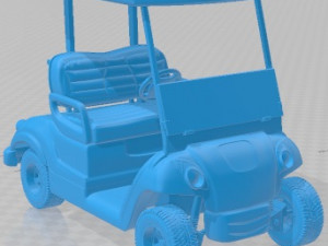 Yamaha Golf Car Printable Modelo de Impressão 3D