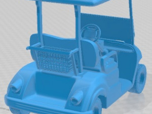 Yamaha Golf Car Printable Modelo de Impressão 3D
