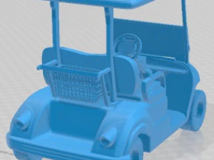 Yamaha Golf Car Printable 3D Print Model
