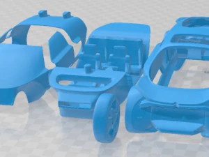 Carro imprimível Citroen 19 19 Concept 2019 Modelo de Impressão 3D