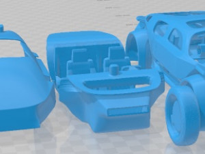 Citroen 19 19 Concept 2019 Printable Car 3D 打印模型
