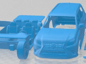 Lexus GX 460 2014 Printable Car 3D Print Model