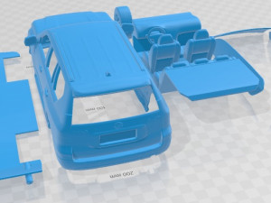 Lexus GX 460 2014 Printable Car 3D 프린트 모델