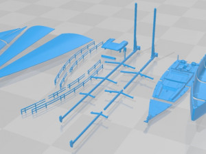 Hanse 675 Yacht Printable 3D Print Model