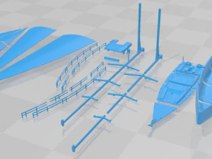 Jacht Hanse 675 do druku Model do druku 3D