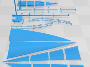 Hanse 675 Yacht Printable Model do druku 3D