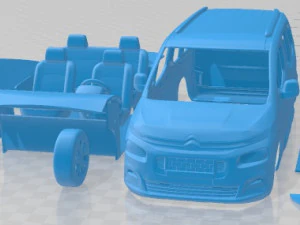 Citroen Berlingo 2019 Printable Car 3D Print Model