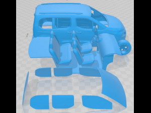 Citroen Berlingo 2019 Printable Car 3D 打印模型