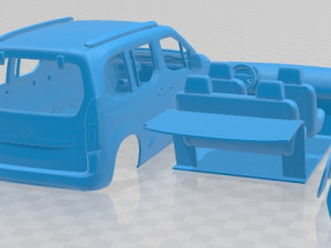 Citroen Berlingo 2019 Printable Car 3D 打印模型