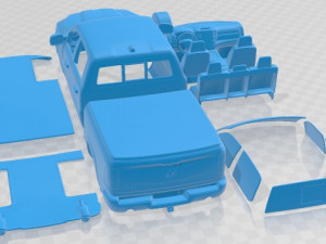 Dodge RAM 1500 Limited 2019 Printable Car 3D Print Model