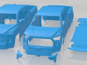 Toyota Tundra 2022 Printable Car Modelo de Impressão 3D