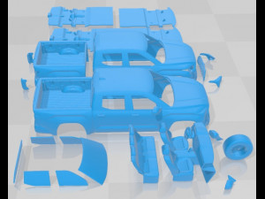 Toyota Tundra 2022 Printable Car 3Dプリントモデル
