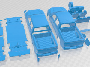 Toyota Tundra 2022 Printable Car 3Dプリントモデル