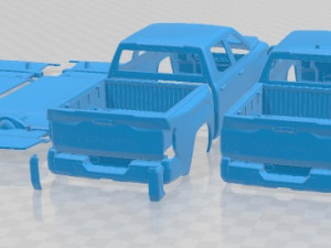 Toyota Tundra 2022 Printable Car 3Dプリントモデル
