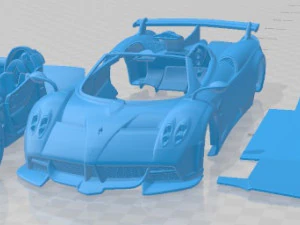 Pagani Huayra Tricolore 2021 Printable Car 3D Print Model