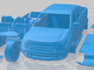 Ranger T6 2011 Printable Car Modelo de Impressão 3D
