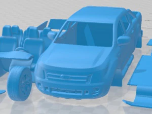 Coche Imprimible Ranger T6 2011 Modelo de impresión 3D