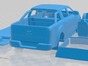 Ranger T6 2011 Printable Car 3D 프린트 모델