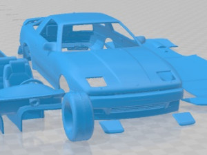 Toyota Supra 1986 Printable Car 3D प्रिंट मॉडल