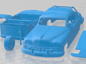 Lincoln Cosmopolitan Presidential Limousine 1950 Printable Car 3D Print Model