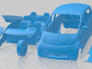 Peugeot iOn 2011 Printable Car 3D Принт Модель