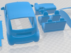 Peugeot iOn 2011 Printable Car 3D प्रिंट मॉडल