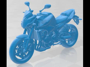 Moto para imprimir Yamaha FZ8 2011 Modelo de Impressão 3D