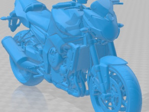 Yamaha FZ8 2011 Printable Motorbike 3Dプリントモデル